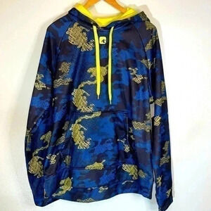 And1 Men's Combat pullover hoodie Camo Basketball Size M NWT